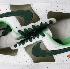 Nike x DOAF x Grateful Dead University of Oregon Air Force 1 Egg or Duck White Gorge Green 착용 스타일