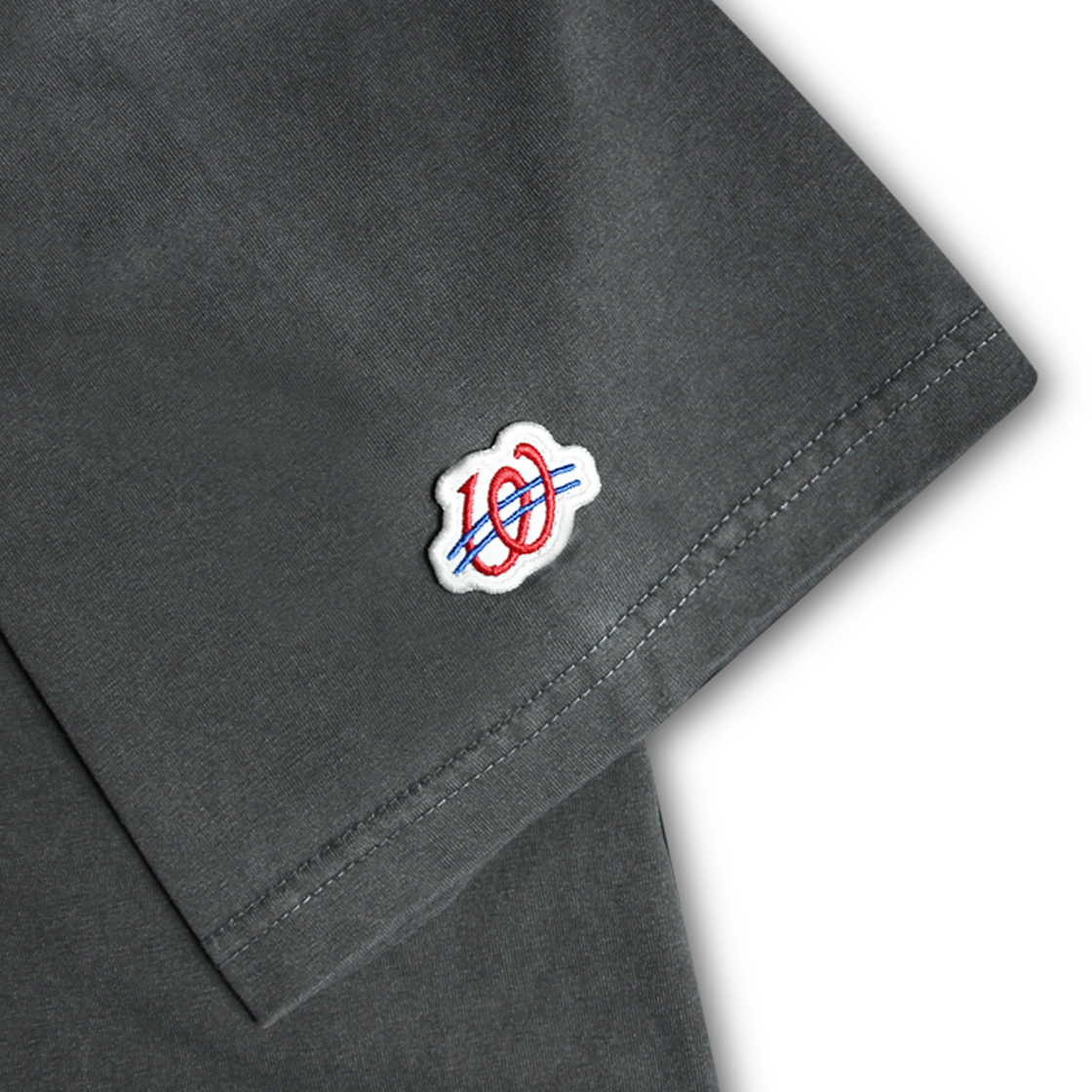 위얼드월드 위얼드 타워 피그먼트 티셔츠 - 그레이(Weird World Weird Tower Pigment T-Shirt - Grey) - 5