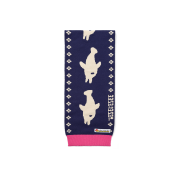 YESEYESEE Dolphin Knit Scarf Navy