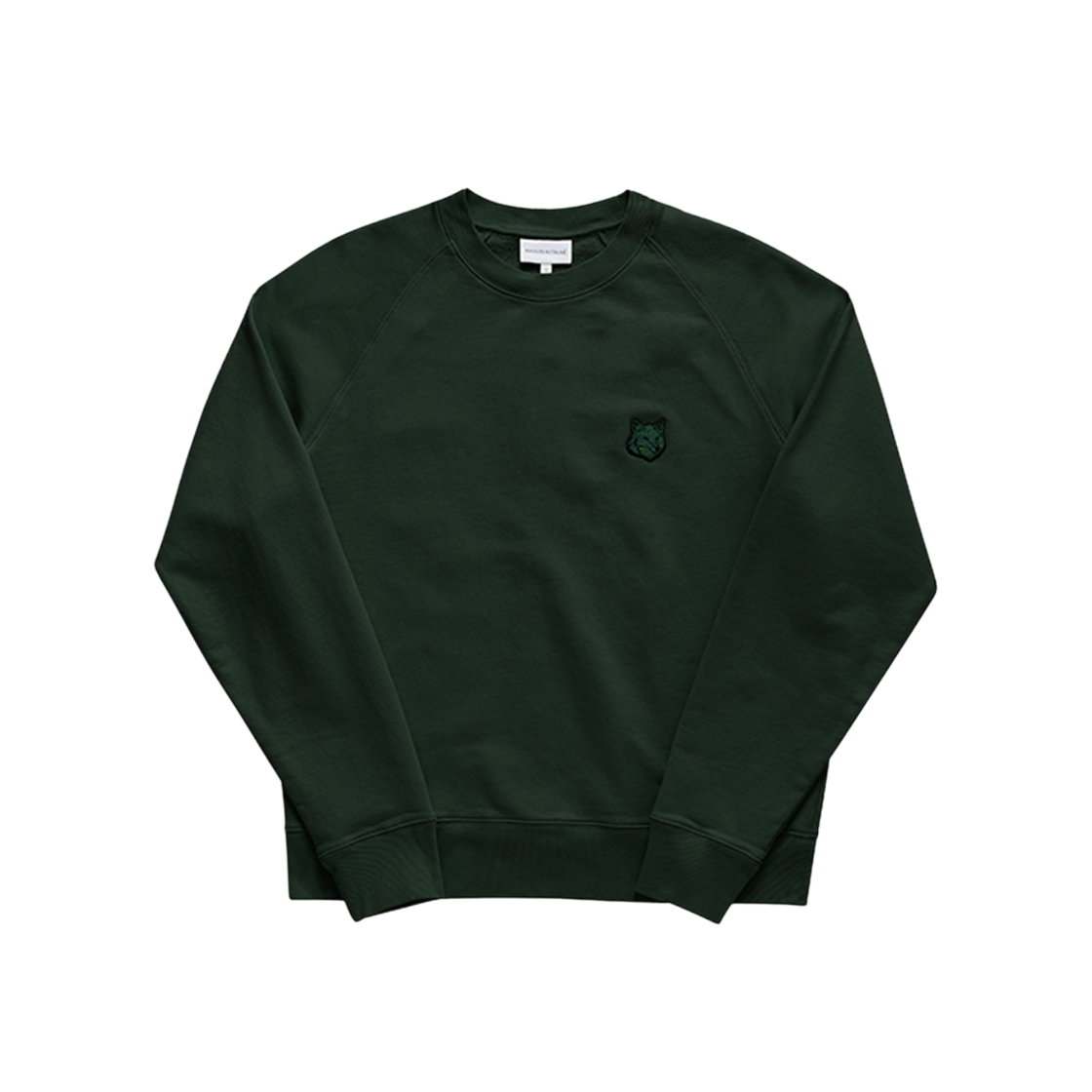 MM00304KM0001 P391 [15% 쿠폰] Maison Kitsune Bold Fox Head Patch Oversize Sweatshirt Ranger Green