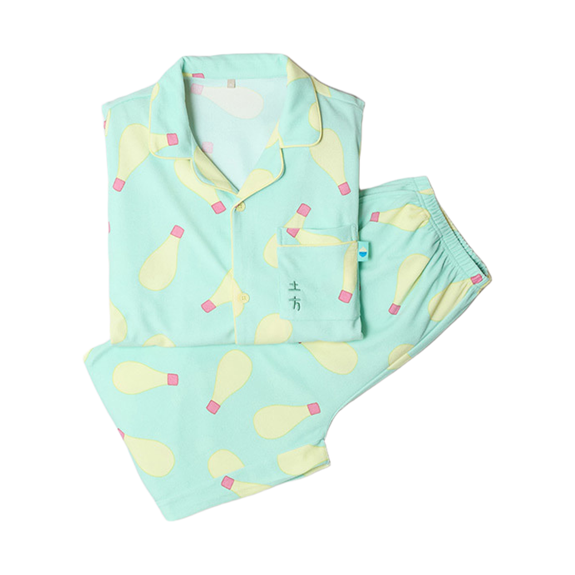 스파오 x 은혼 테리 파자마 민트(Spao x Gintama Terry Pajamas Mint)