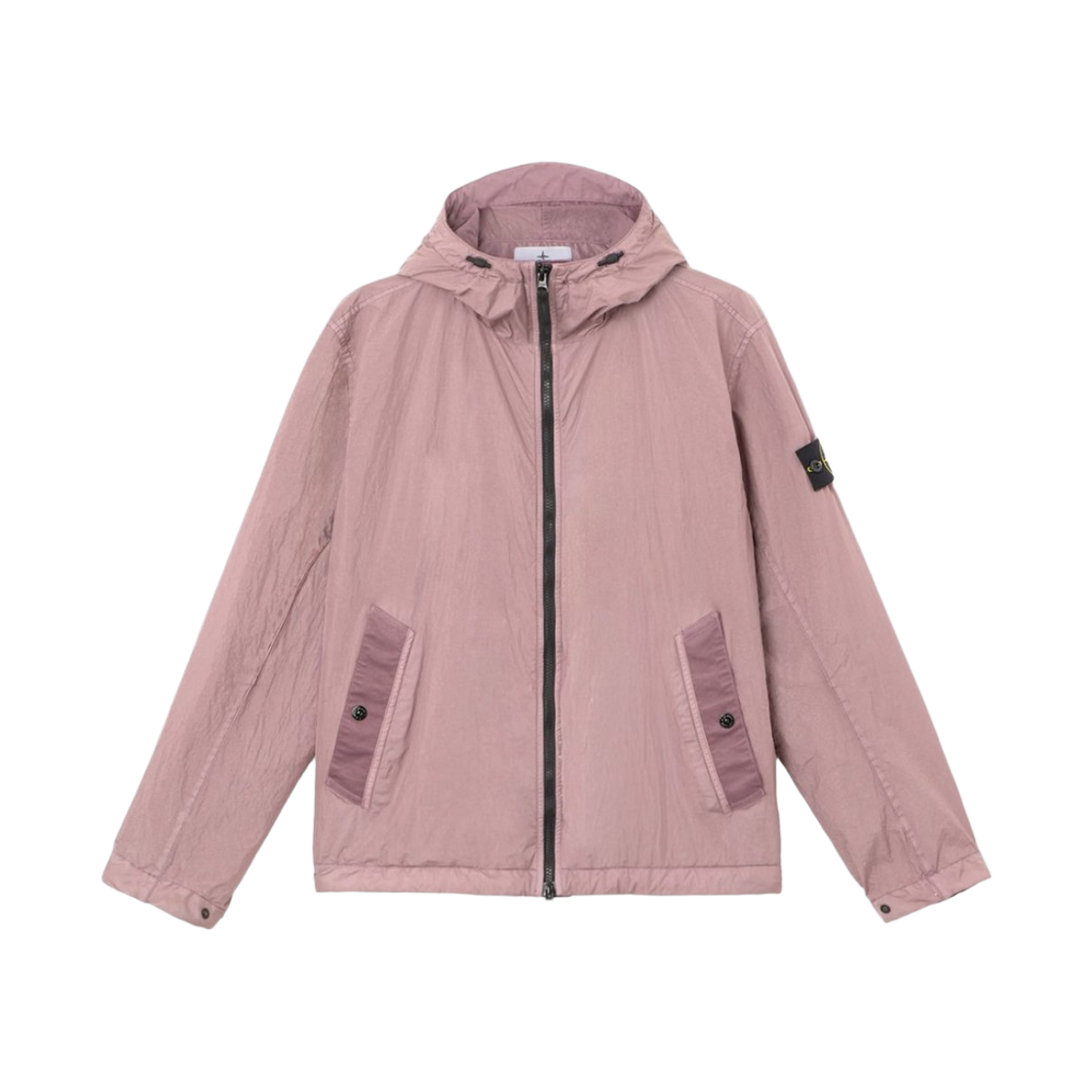 L1S1541000-01S0A23-V008F Stone Island 4100001 Crinkle Reps NY Hooded Jacket with Wind Resistance and Anti Drop Purple Grey - 26SS