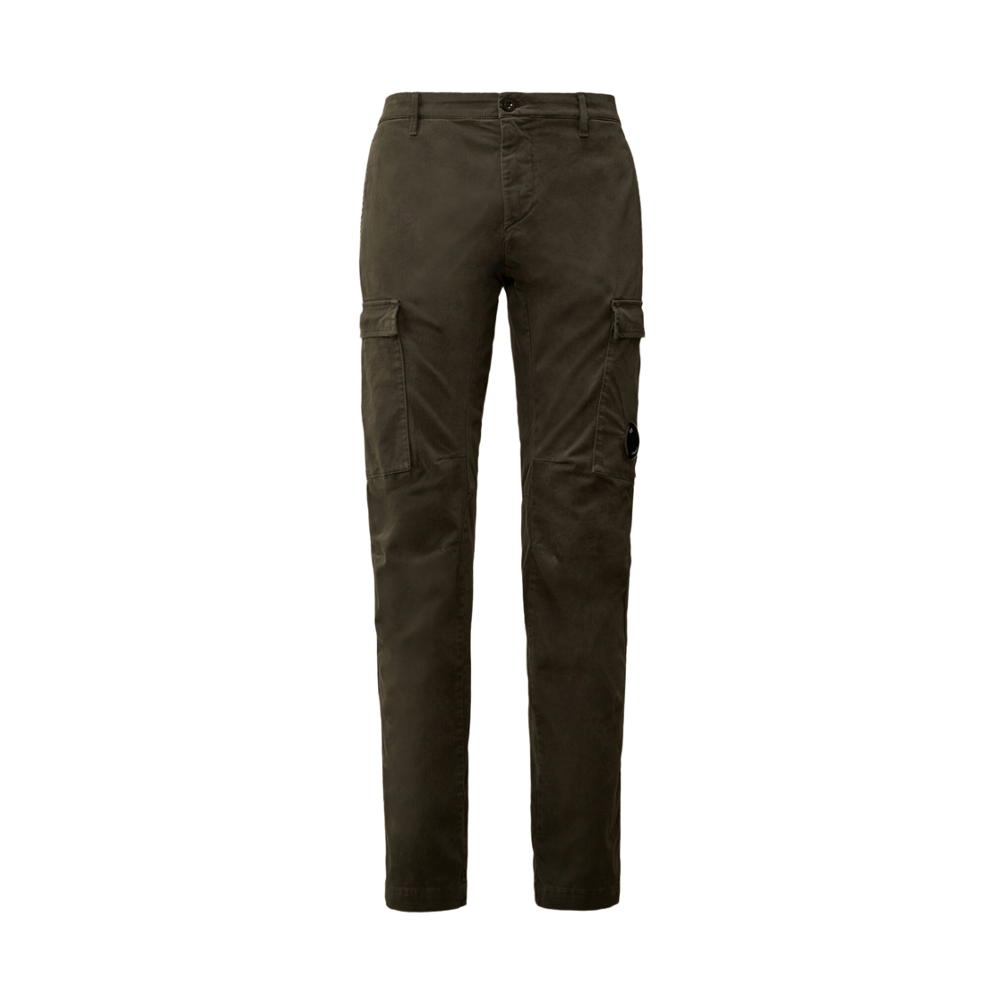 19CMPA068A005529G978 C.P. Company Stretch Sateen Ergonomic Cargo Pants Dark Shadow Grey - 25FW