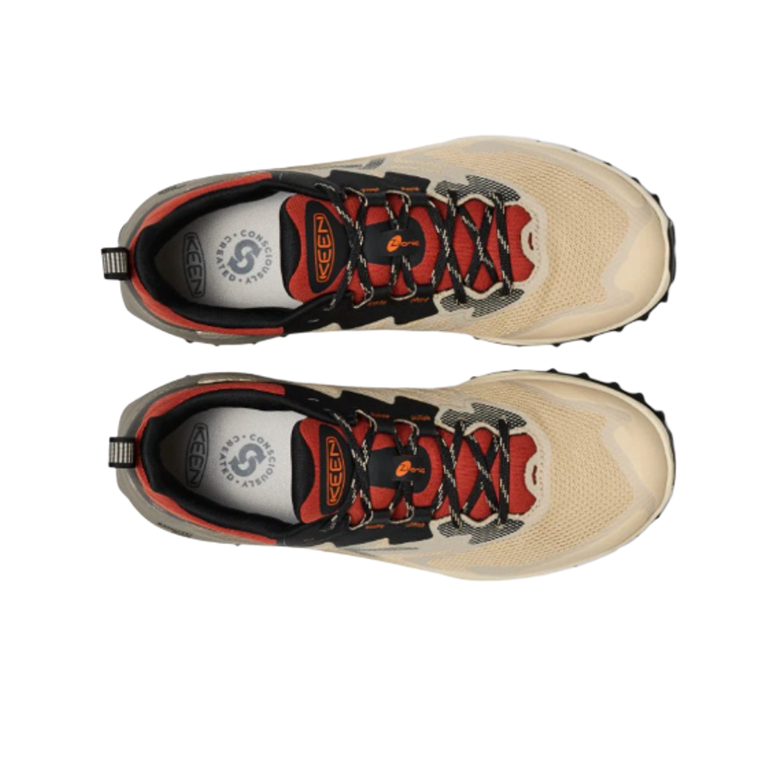 킨 자이오닉 NXT 워터프루프 하이킹 슈즈 사파리 레드 오커(Keen Zionic NXT Waterproof Hiking Shoes Safari Red Ochre) - 2