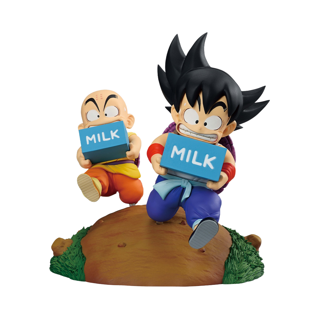 반다이 제일복권 드래곤볼 판타스틱 어드벤처 2 A상 손오공 & 크리링 우유 배달 피규어(Bandai Ichiban Kuji Dragon Ball Fantastic Adventure 2 A Prize Son Goku & Krillin Milk Delivery Figure) - 1