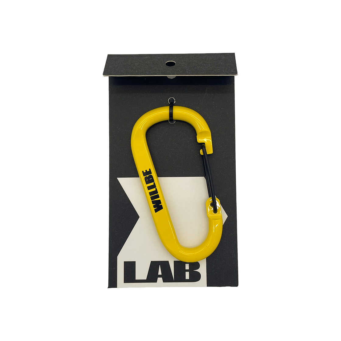 윌비 랩 윌비 로고 카라비너 옐로우(WILLBE LAB Wilby's Logo Carabiner Yellow) - 4