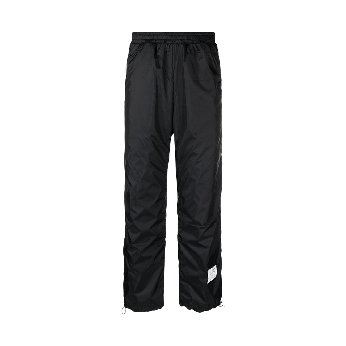 MJQ208A-06859-415 Thom Browne Ripstop Cricket Stripe Pants Navy