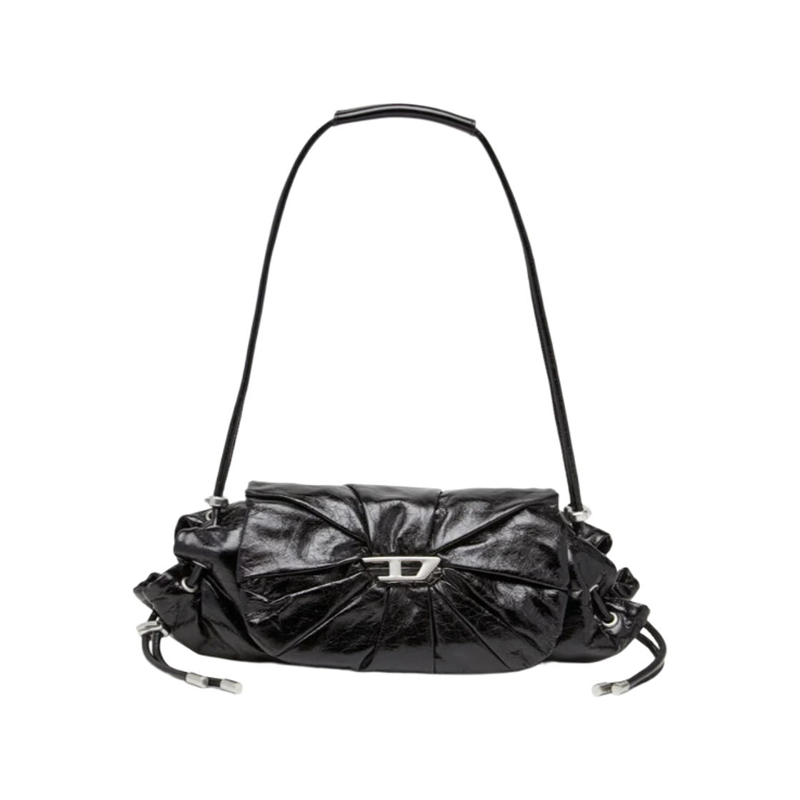 디젤 스크런치-D 숄더백 S 블랙(Diesel Scrunch-D Shoulder Bag S Black)