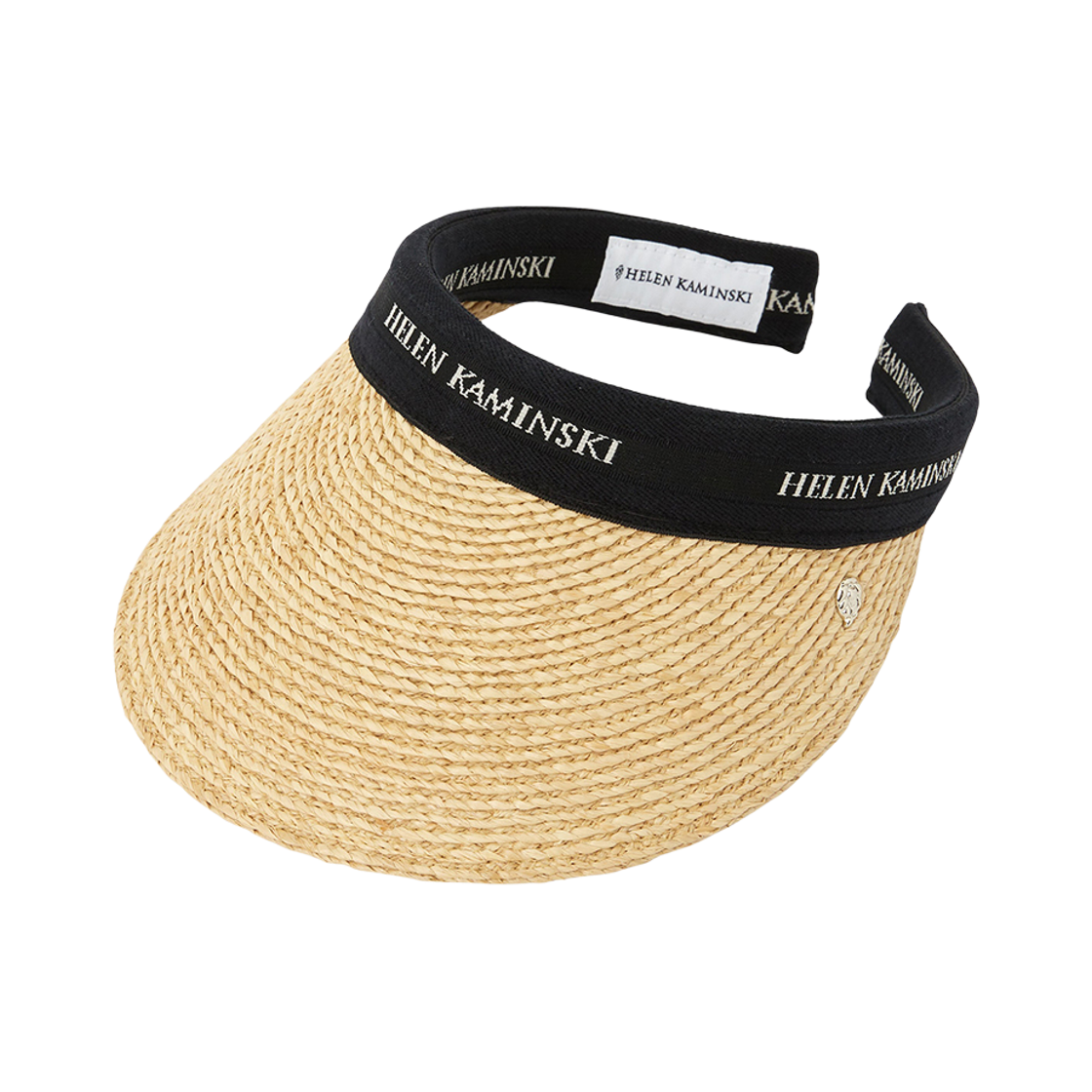 [15% 쿠폰] (W) 헬렌 카민스키 비앙카 바이저 내츄럴 블랙([15% 쿠폰] (W) Helen Kaminski Bianca Visor Natural Black)
