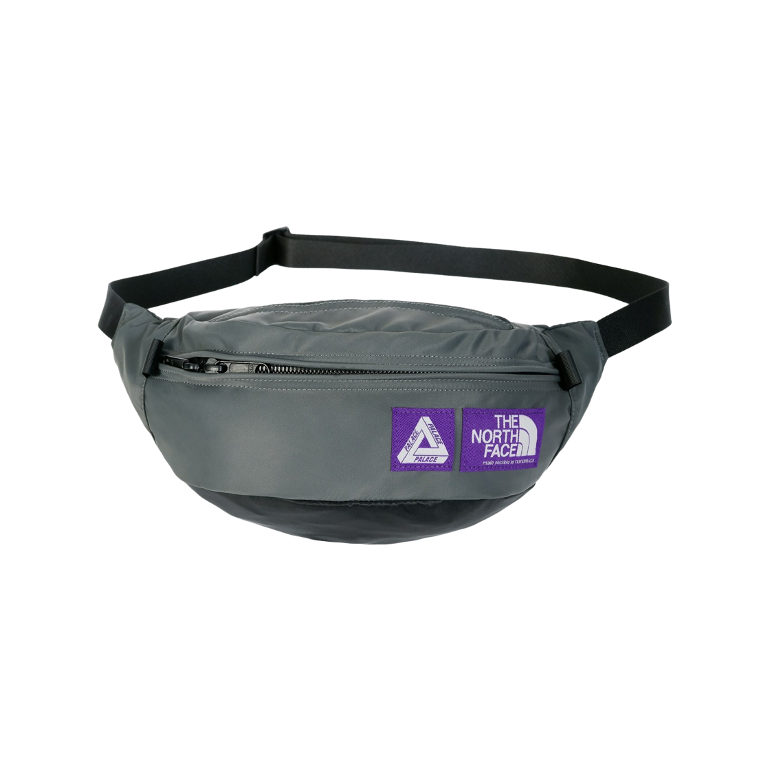 팔라스 x 노스페이스 퍼플라벨 마운틴 윈드 웨이스트 백 아스팔트 그레이 - 25FW(Palace x The North Face Purple Label Mountain Wind Waist Bag Asphalt Gray - 25FW)
