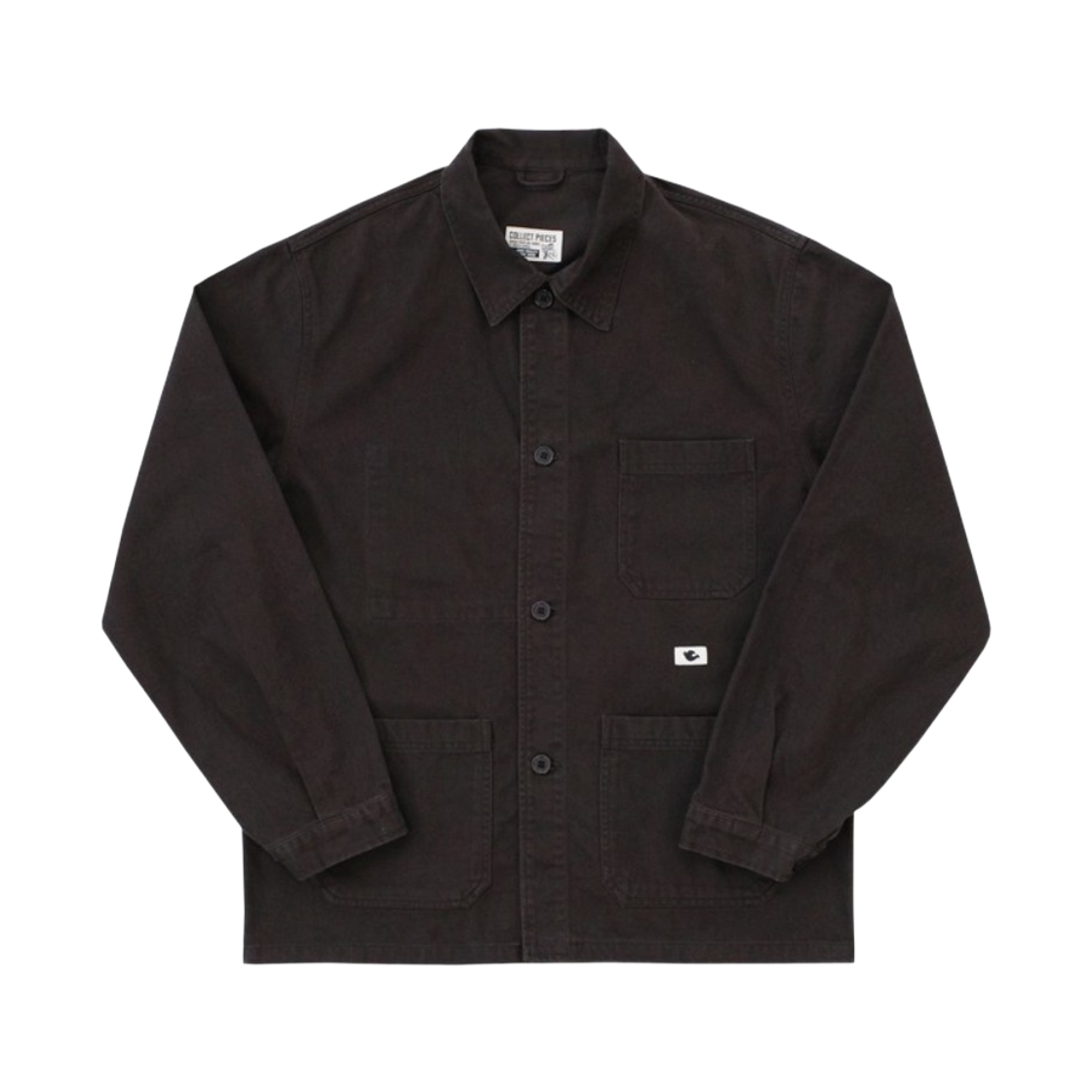 컬렉트 피시스 피스 버드 워크 자켓 다크 브라운(Collect Pieces Peace Bird Work Jacket Dark Brown)