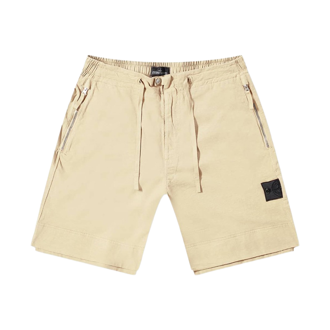 76196042A-V2090 Stone Island 6042A Shadow Project Heavy Speckled Jersey Bermuda Shorts Beige - 22SS