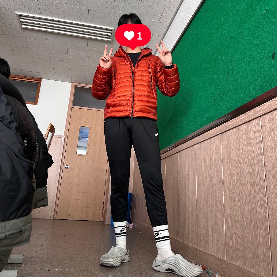 Musinsa Standard City Leisure Sheer Ripstop Hooded Light Down Jacket Orange, Nike Dri-Fit Park 20 Knit Pant Black White - US/EU 착용 스타일