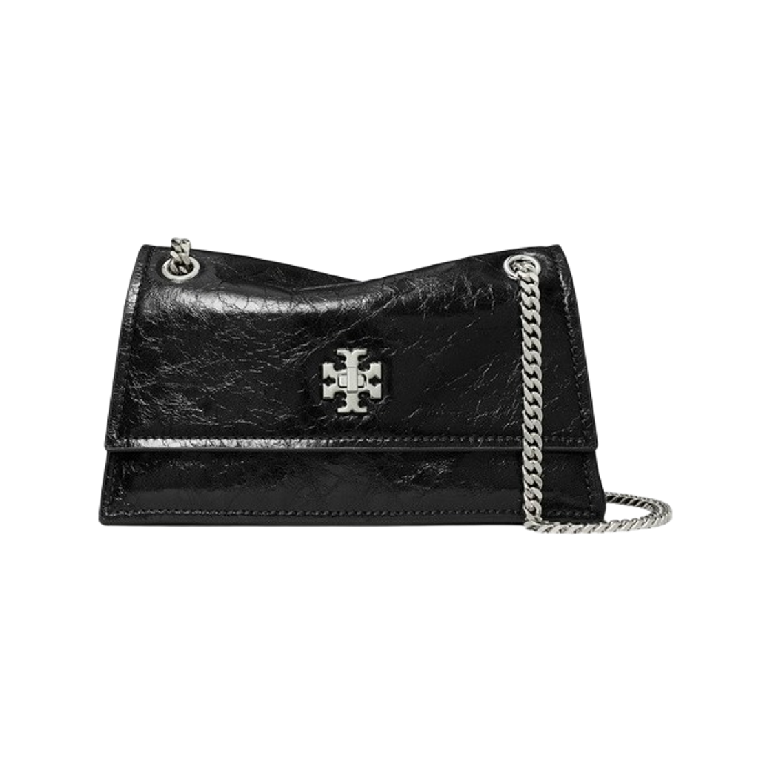 176642-001 Tory Burch Kira Turnlock Mini Shoulder Bag Black