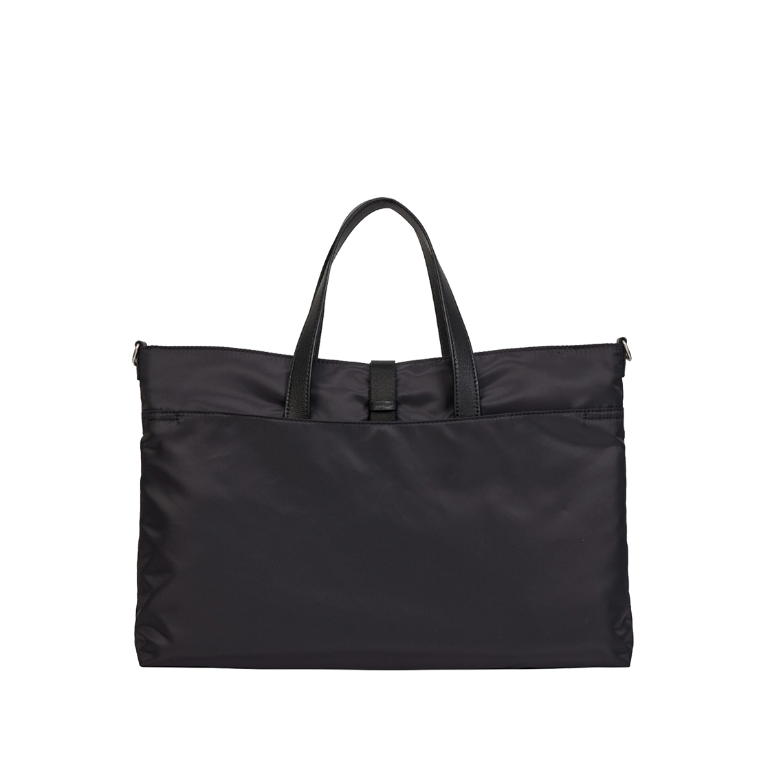 분크 헤이 더블 포켓 토트 미듐 블랙(vunque Hey Double Pocket Tote M Black) - 5