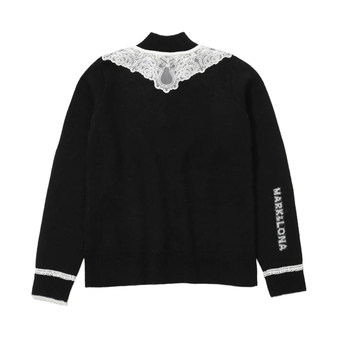 (W) 마크앤로나 실프 스컬리 레이스 모헤어 니트 블랙((W) Mark & Lona Sylph Skully Lace Mohair Knit Black) - 2