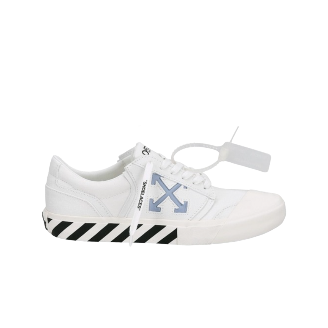 오프화이트 벌크 언더컷 스니커즈 화이트 라이트 블루(Off-White Vulcanized Undercut Sneakers White Light Blue)