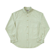 Collect Pieces Peace Bird Shirts Checked Green