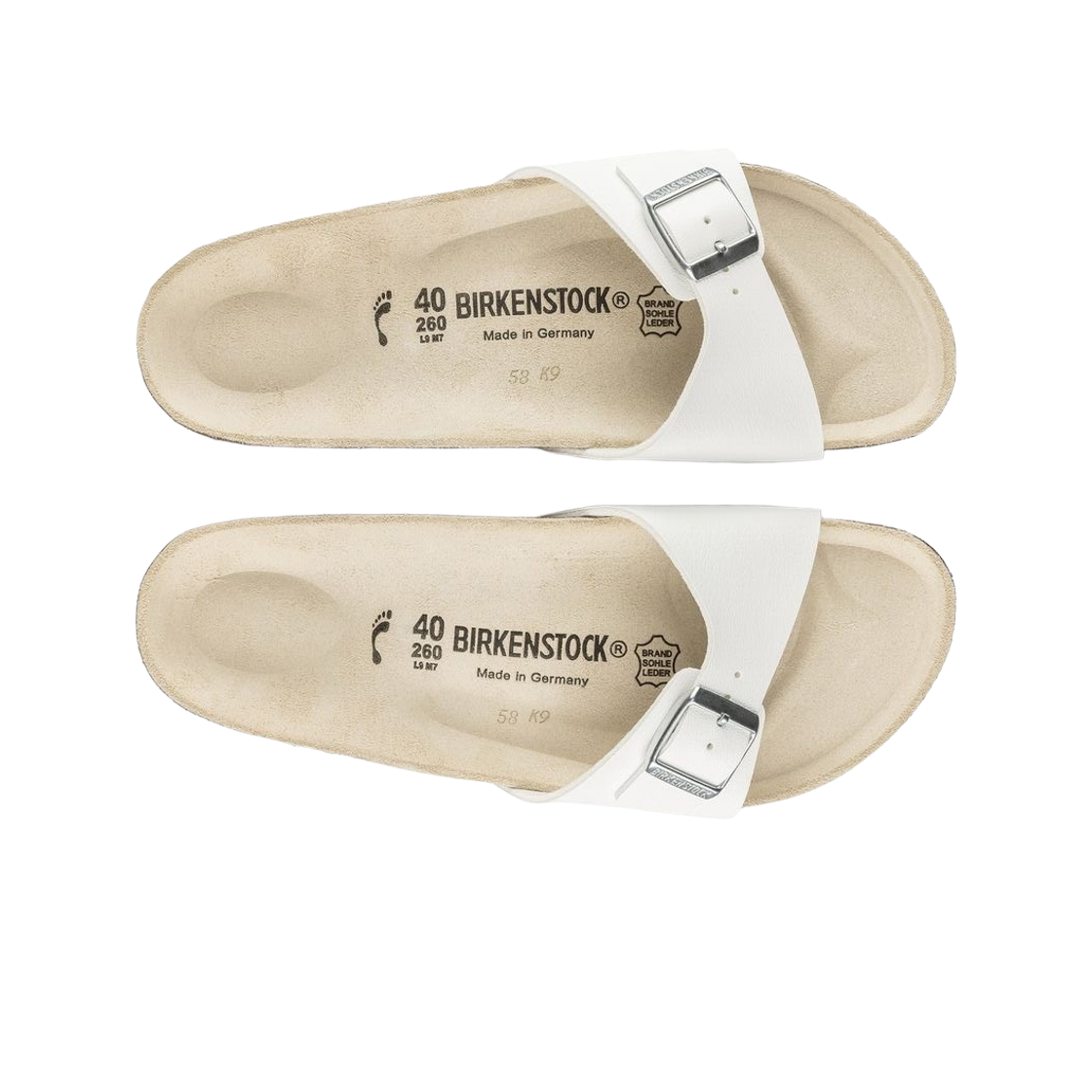 버켄스탁 마드리드 BS 화이트 - 내로우(Birkenstock Madrid BS White - Narrow) - 2