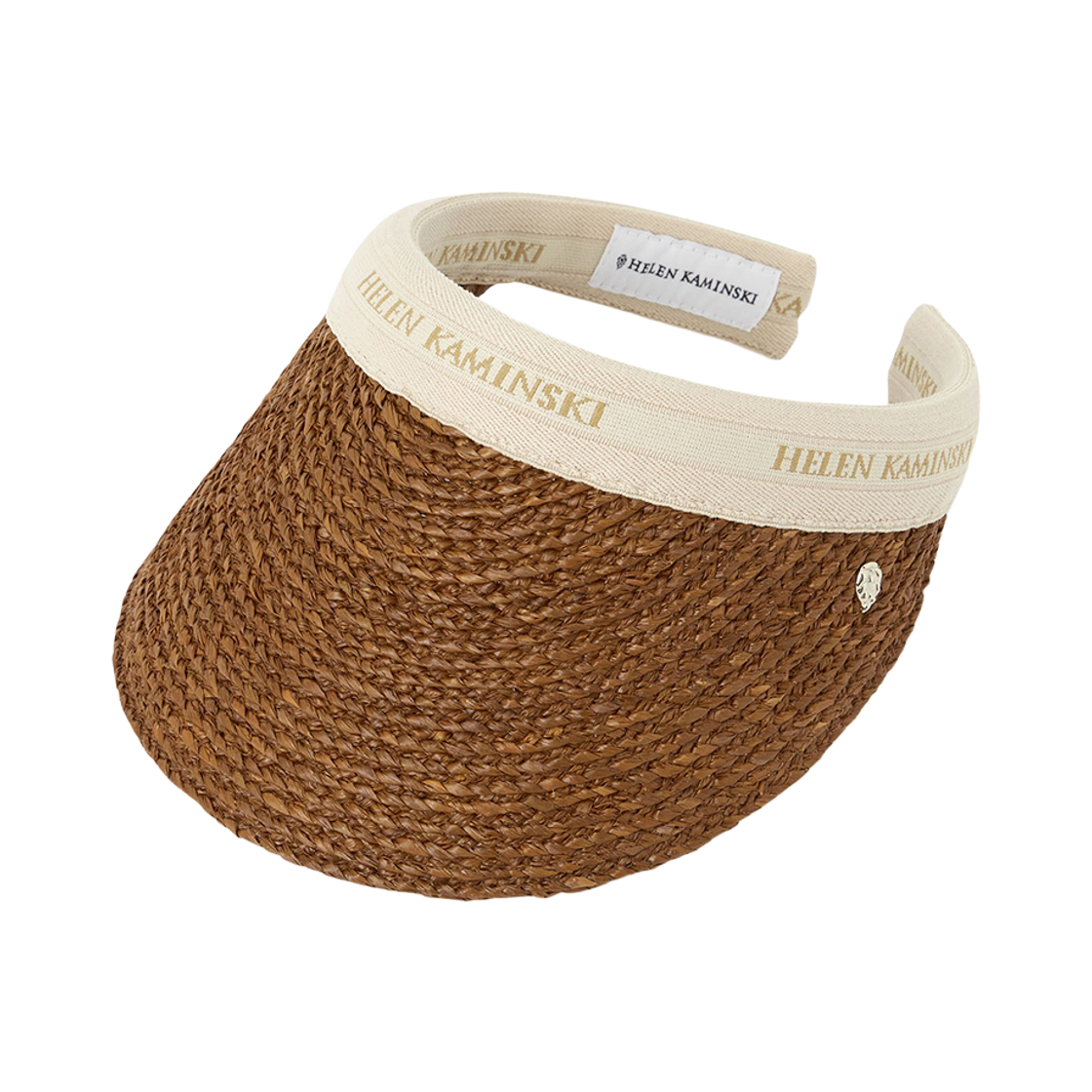 HAT50265 (W) Helen Kaminski Bianca Nutshell Natural Logo