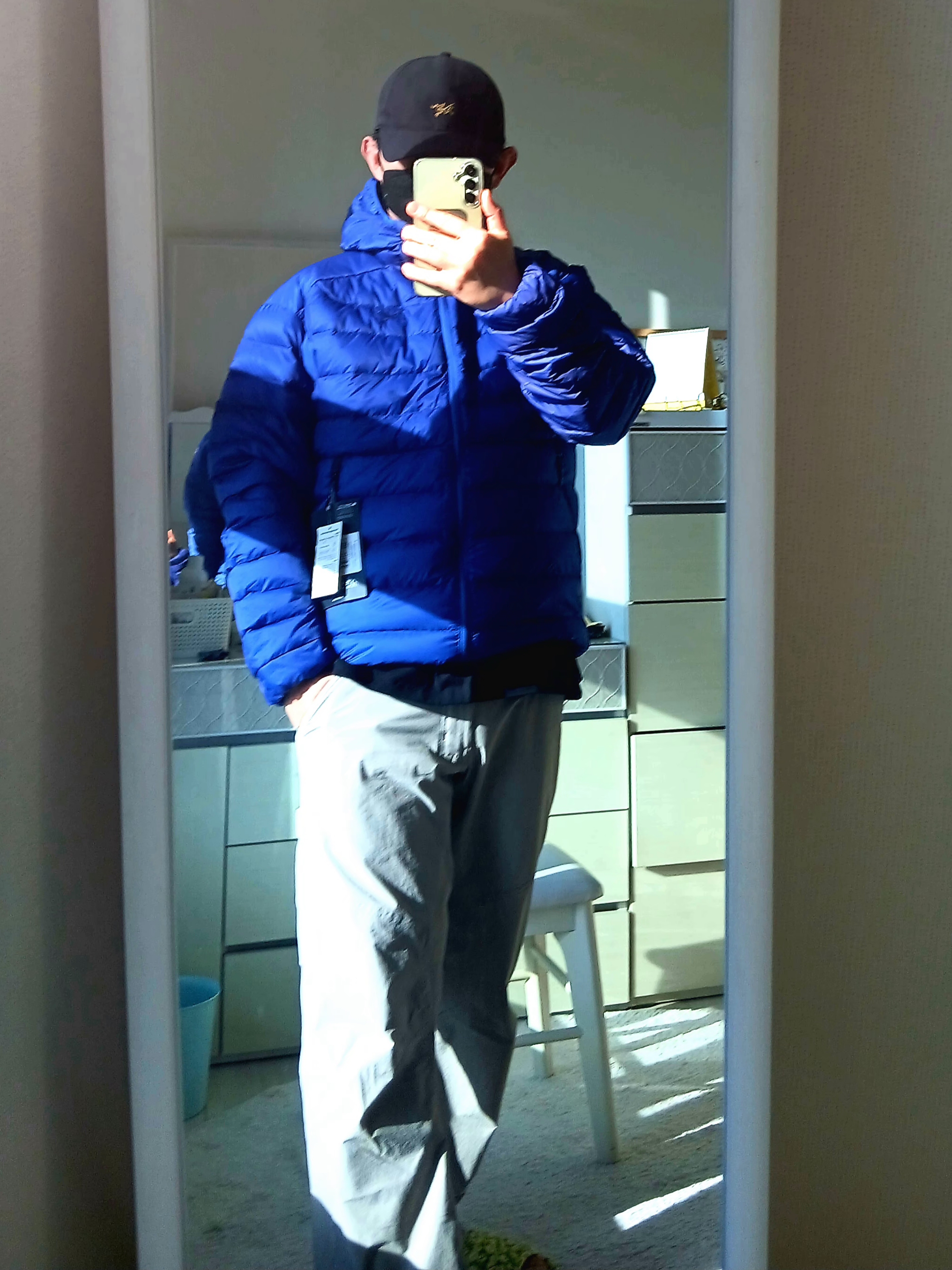 Arc'teryx Small Bird Cap Black, Arc'teryx Kragg SL Cotton LS Shirt Black 착용 스타일 - 2