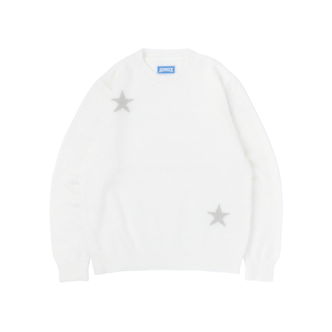 SNCT25FTO012NA SUNNECT Stars Shaggy Sweater Natural