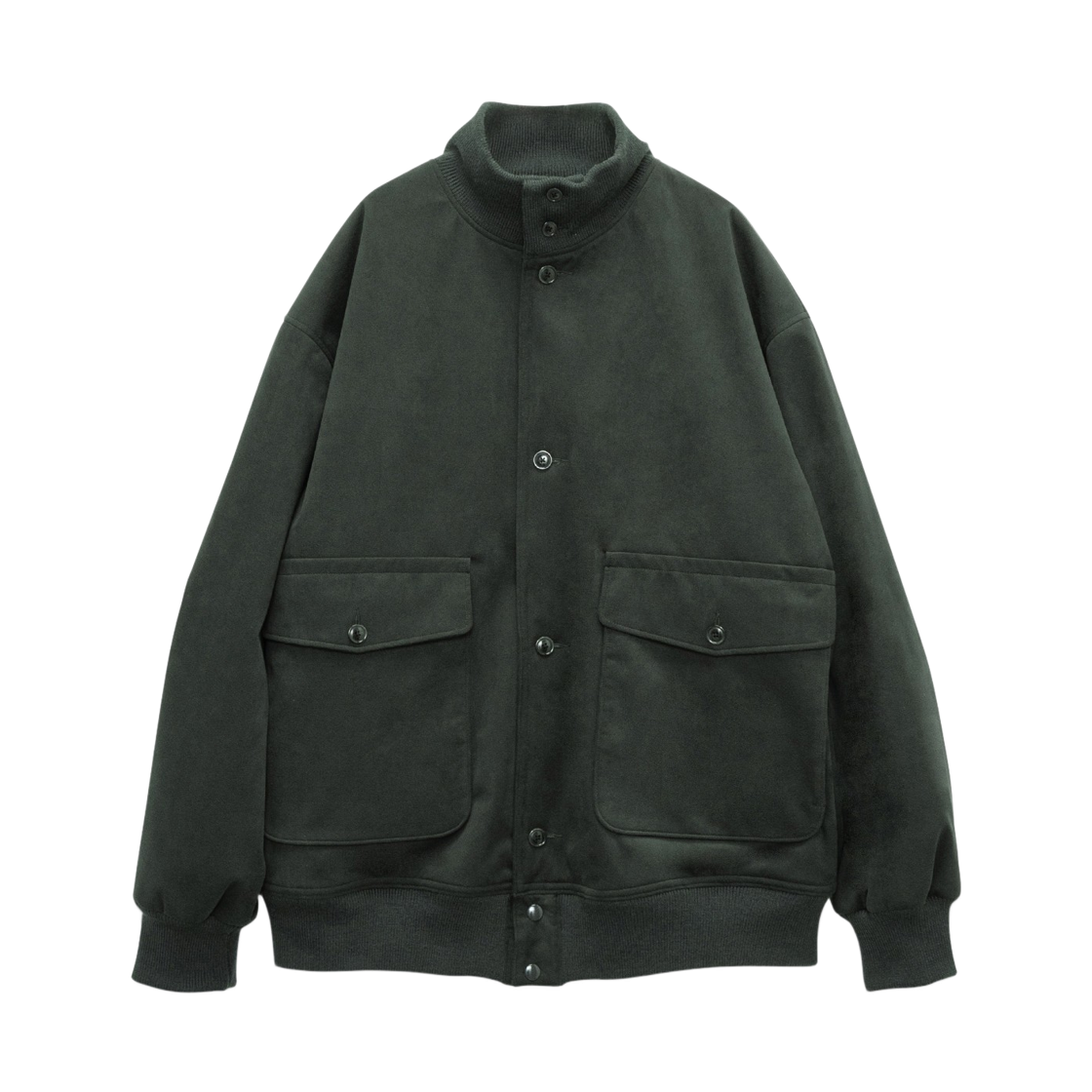 S25FA052 Nanamica Crew Jacket Moss Gray