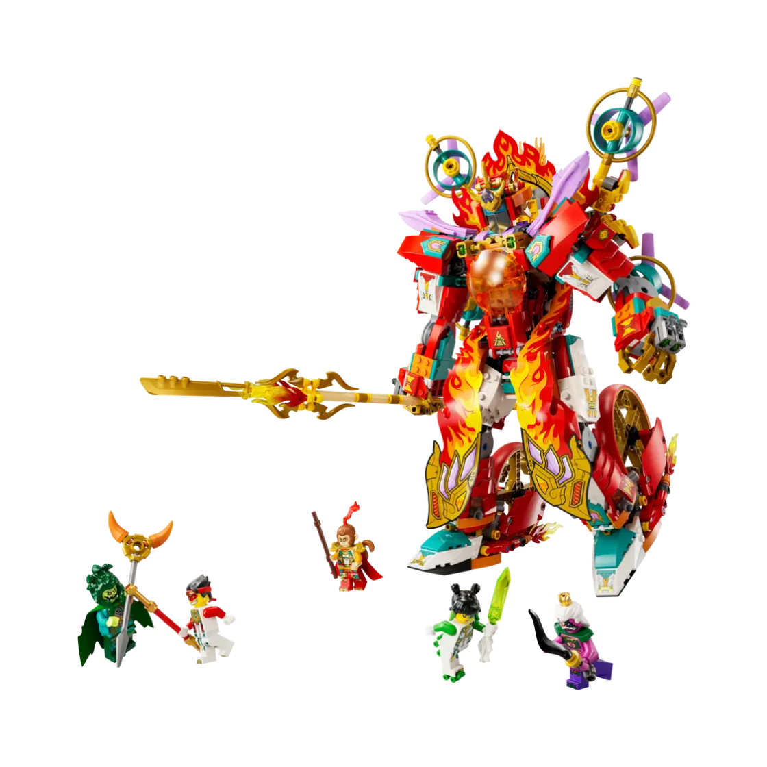 레고 몽키 키드 네자의 파이어 로봇 고리(Lego Monkie Kid Nezha's Ring of Fire Mech)