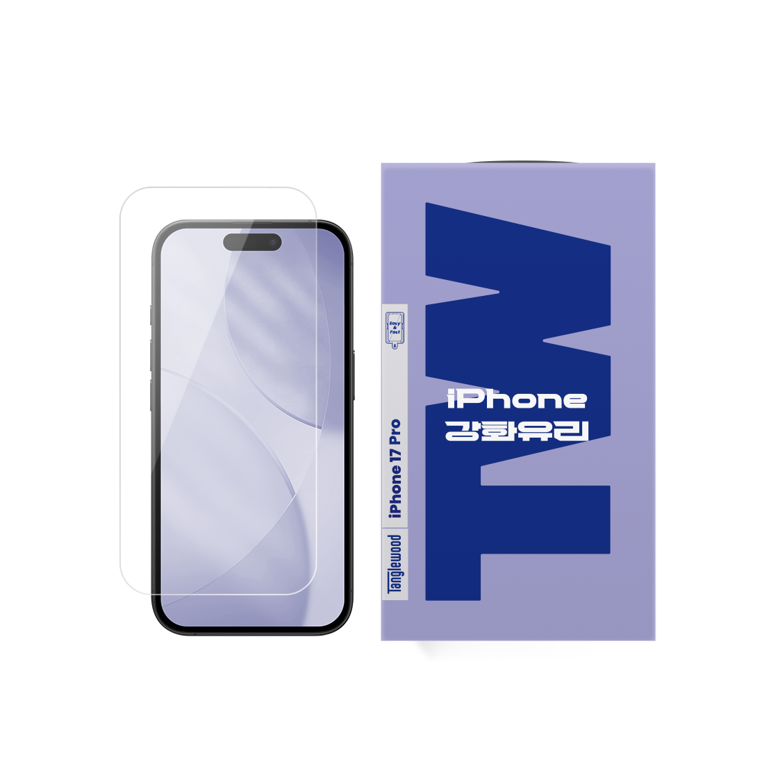 TW-SP05-I17P Tanglewood Bezel-less Tempered Glass iPhone 17 Pro