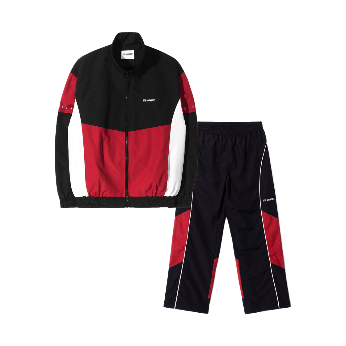 Q5AMJK001BRD QT8 GARMENTS Old Track Setup Black/Red