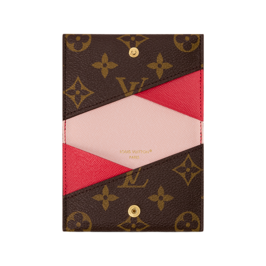 루이비통 슬림 카드 홀더 모노그램 핑크 오팔 레드(Louis Vuitton Slim Card Holder Monogram Pink Opal Red) - 2