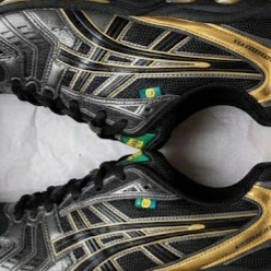 Asics x Ayrton Senna Gel-Kayano 14 Black Pure Gold 착용 스타일