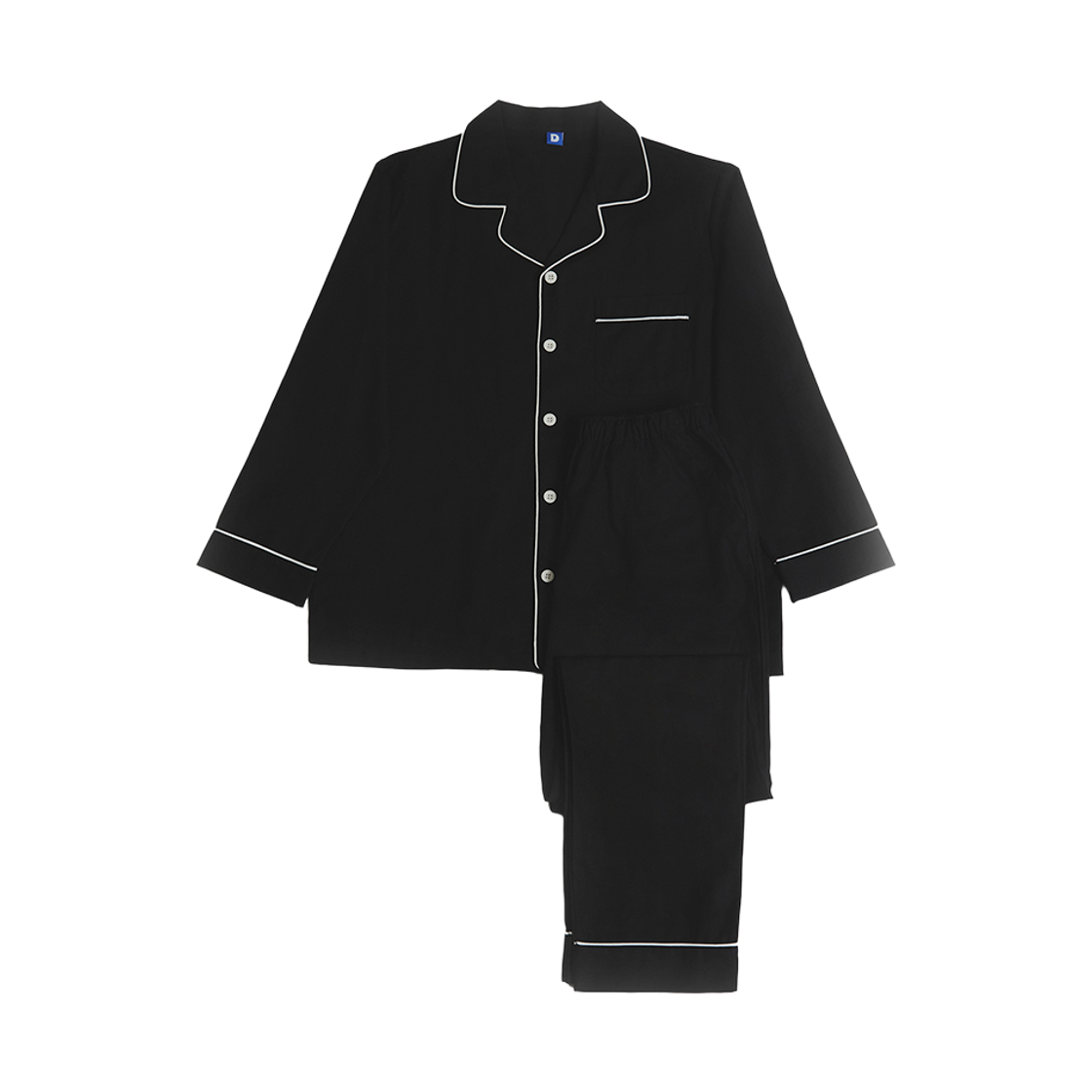 댄꼼마 x 귀멸의 칼날 귀살대 잠옷세트 블랙(DANCOMMA x Demon Slayer Corps Pajama Set Black)