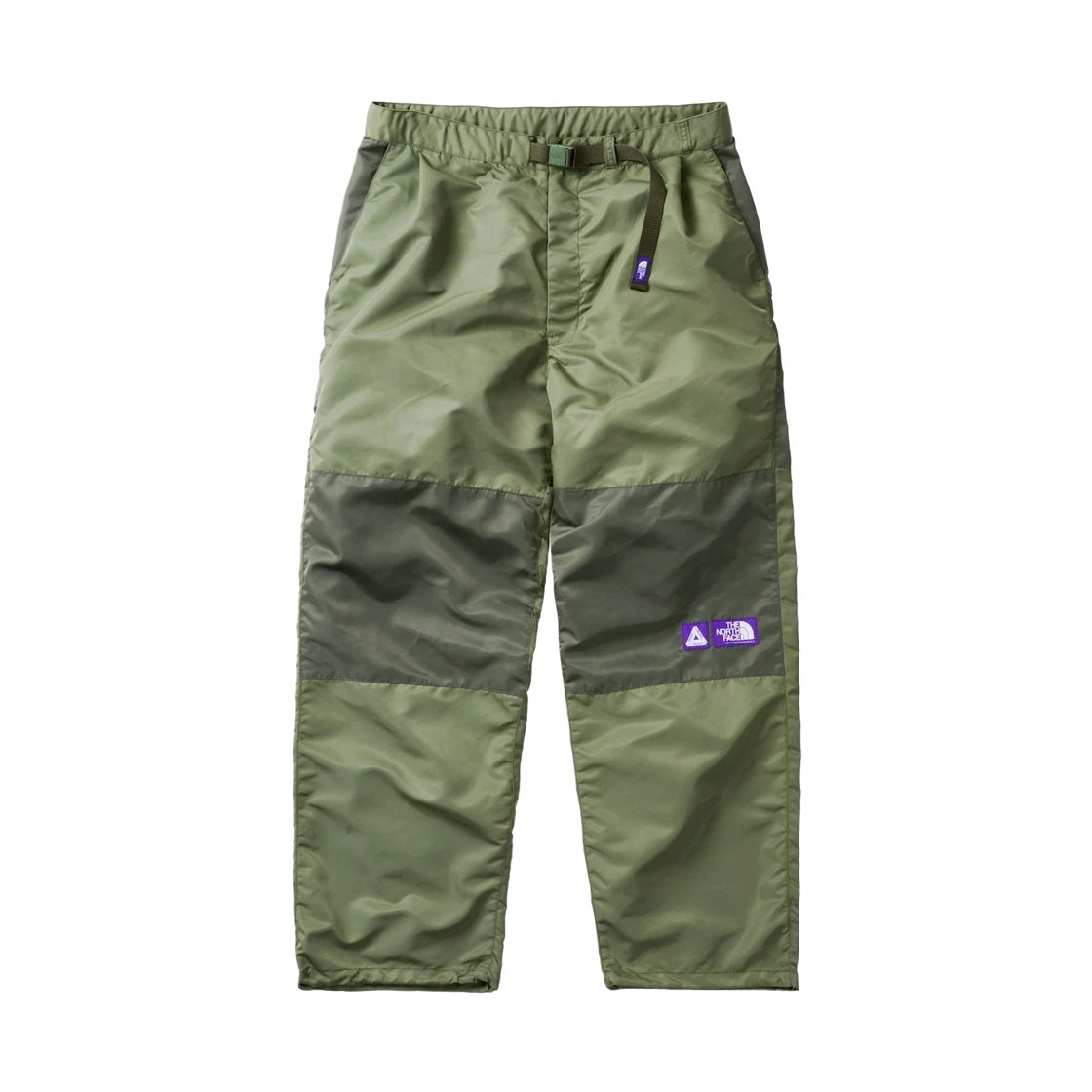 Palace Palace x The North Face Purple Label Mountain Wind Pants Sage Green - 25FW · 32