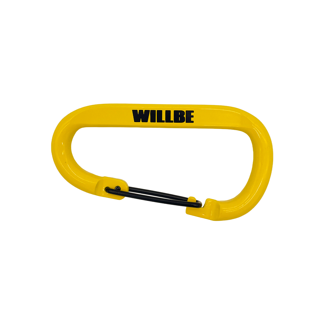 윌비 랩 윌비 로고 카라비너 옐로우(WILLBE LAB Wilby's Logo Carabiner Yellow) - 1