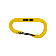 WILLBE LAB Wilby's Logo Carabiner Yellow