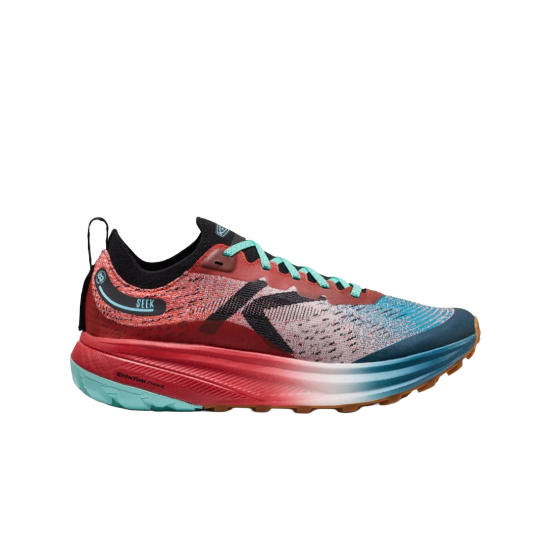 1031474 Keen Seek Trail Running Shoes Grenadine Ocean Depths