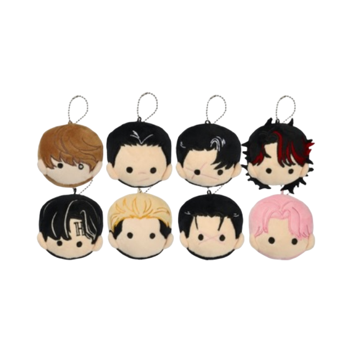 외모지상주의 VVIP 팝업 랜덤 루키즘 얼굴 인형키링 (1개입)(Lookism VVIP Pop Up Random Lookism Face Plush Keyring (1 Pack))