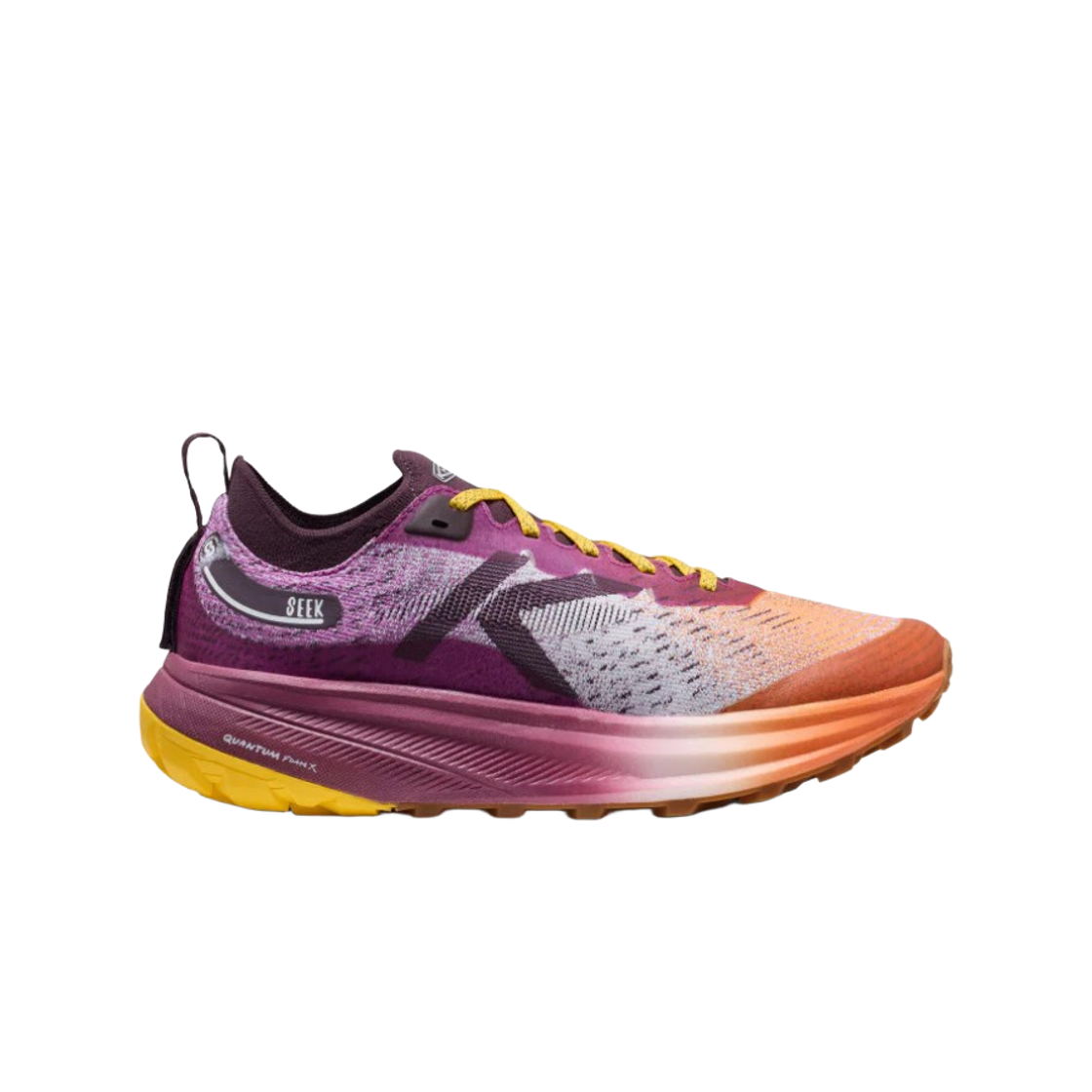 1031473 Keen Seek Trail Running Shoes Willowherb Orange Peel