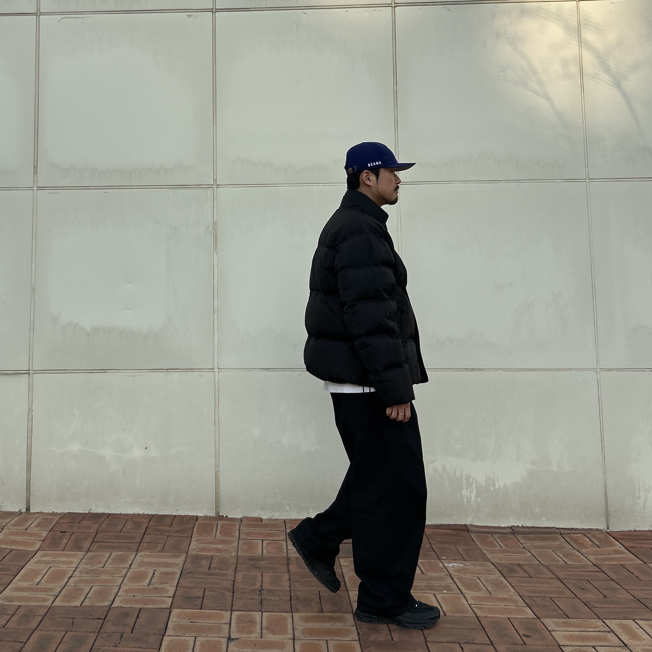 Stone Island 4100010 Crinkle Reps NY Recycled Nylon Down Jacket with Wind Resistant Black - 25FW, Nike Zoom Vomero Roam Black Racer Blue 착용 스타일 - 2
