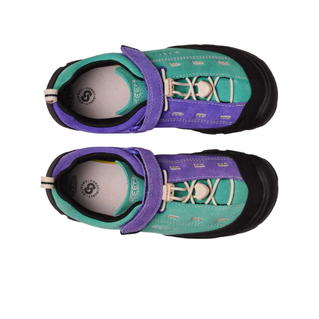 (키즈) 킨 재스퍼 II 브라이트 아쿠아 퍼플 오퓰런스((Kids) Keen Jasper II Bright Aqua Purple Opulence) - 2