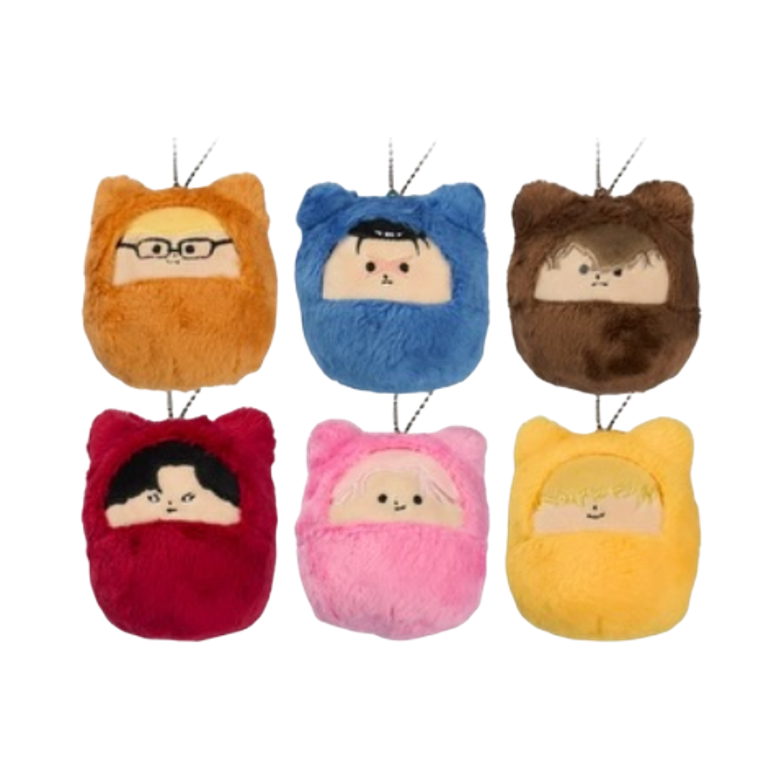 외모지상주의 VVIP 팝업 랜덤 루키즘 복실이 인형키링 (1개입)(Lookism VVIP Pop Up Random Lookism Fluffy Plush Keyring (1 Pack))