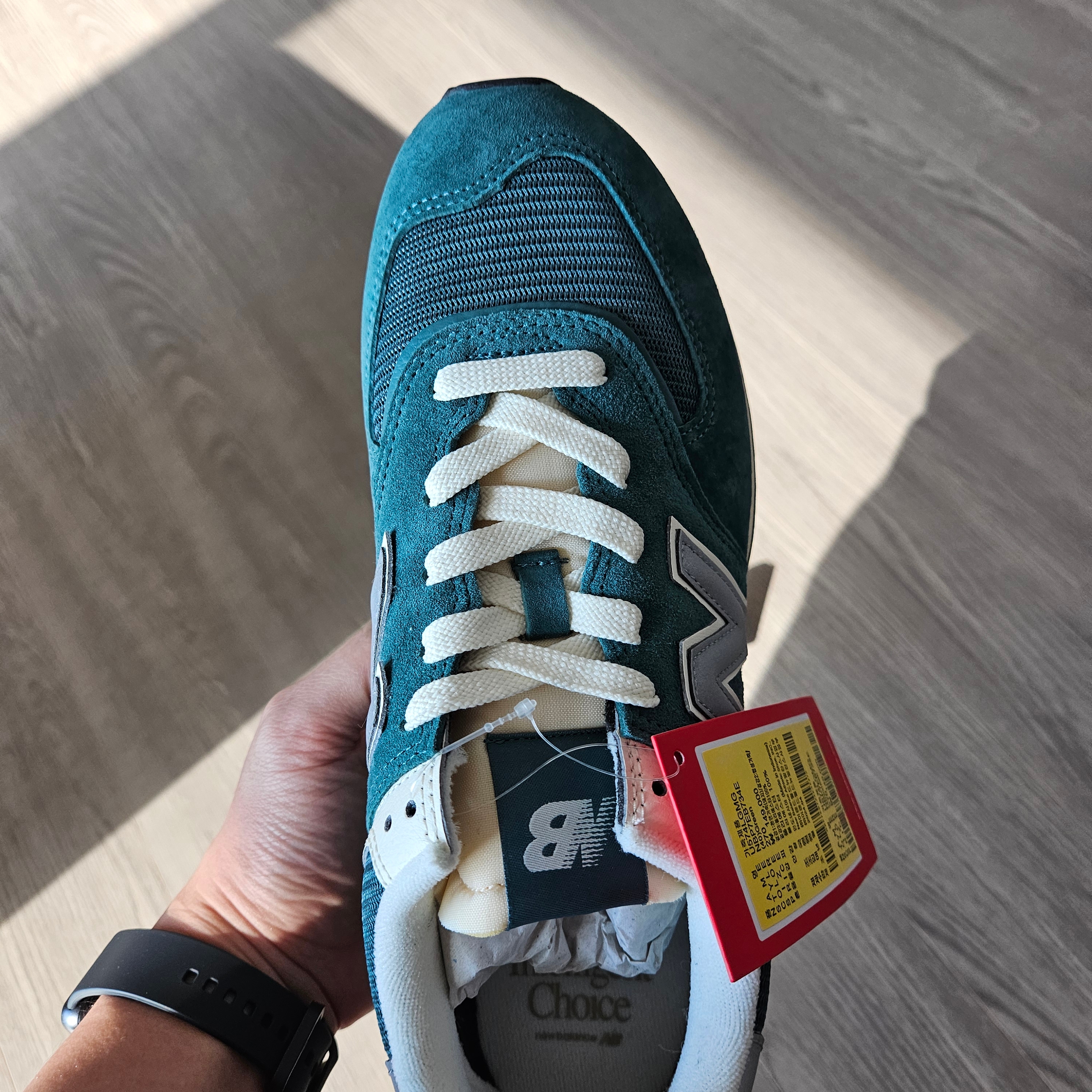 New Balance 574 Legacy Green Grey 착용 스타일