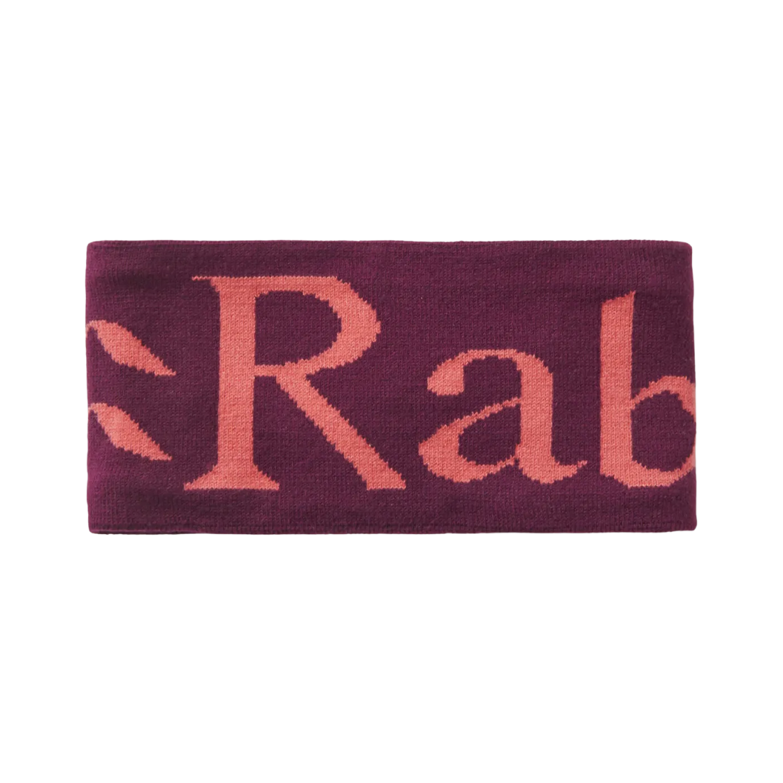 랩 니트 로고 헤드밴드 멀버리 히비스커스(Rab Knit Logo Headband Mulberry Hibiscus)