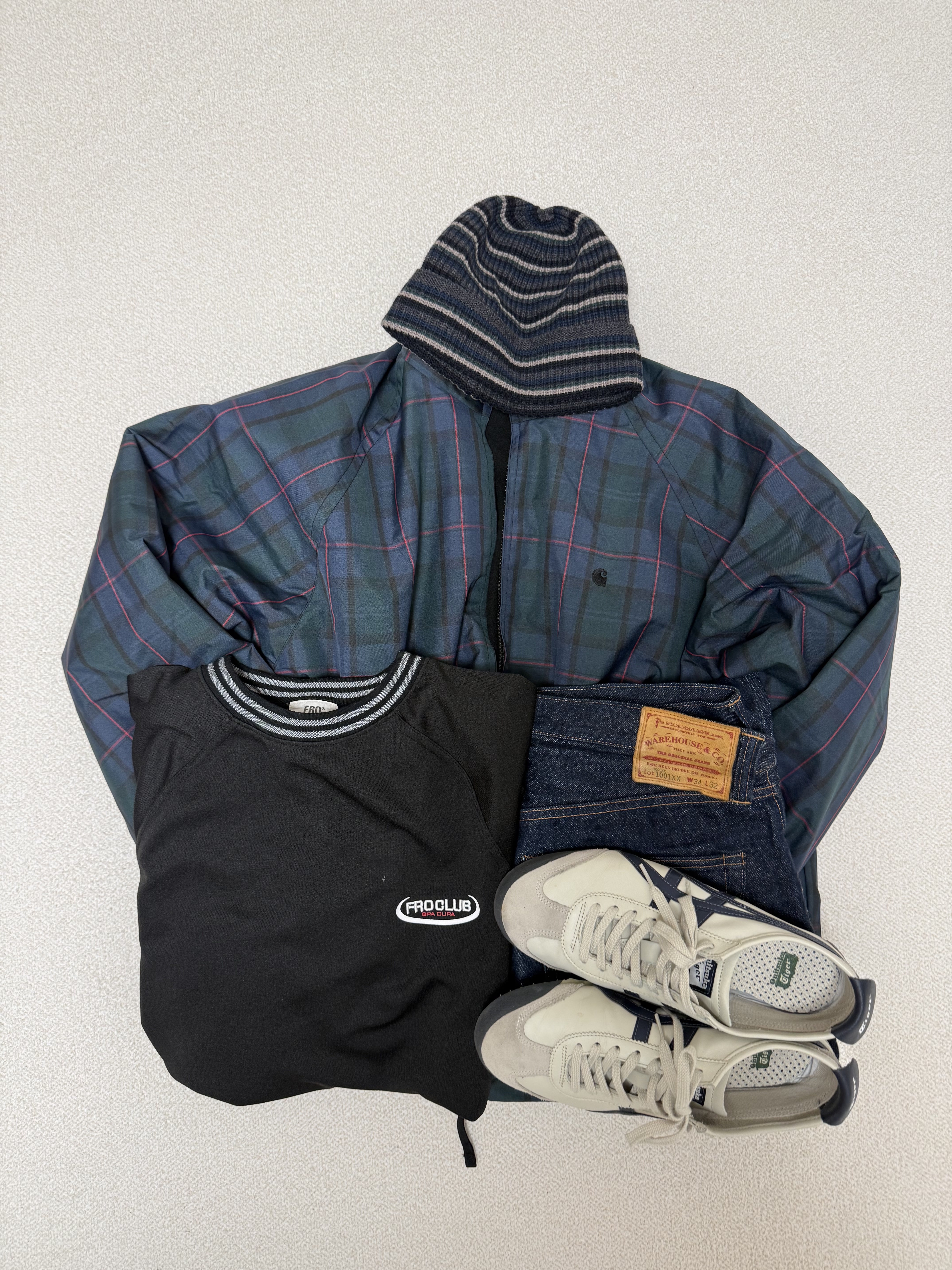 Onitsuka Tiger Mexico 66 Birch 착용 스타일 - 1