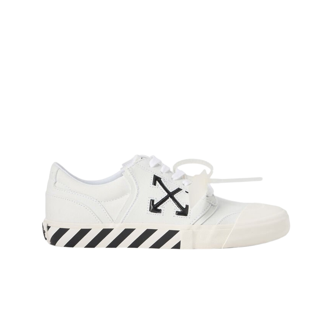 OMIA2A2F25FAB0010110 Off-White Vulcanized Undercut Sneakers White Black