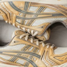 (W) Asics Gel-Kayano 14 Cream Clay Grey 착용 스타일