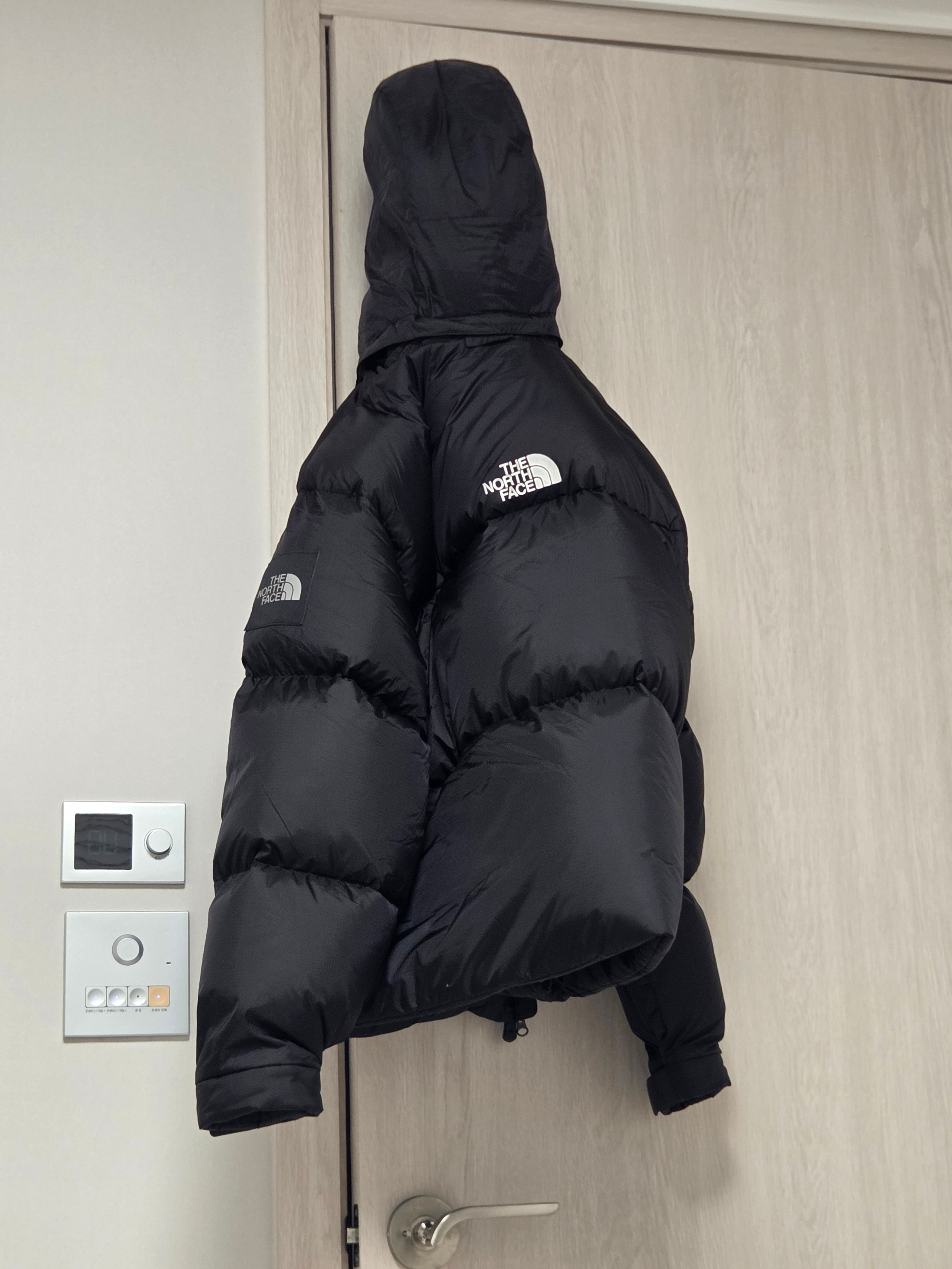 The North Face White Label Project Down Jacket RDS Black - 25FW 착용 스타일