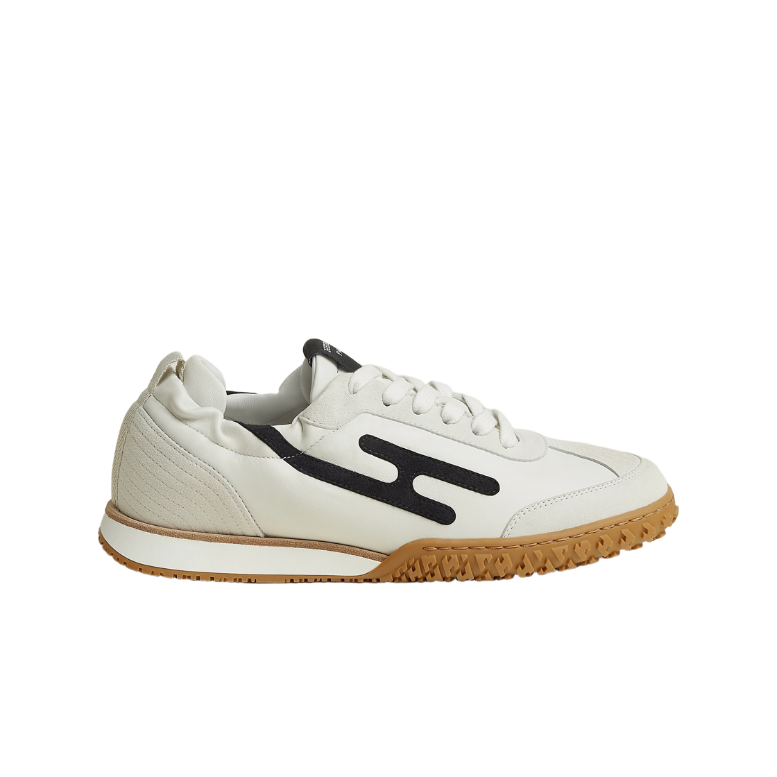 (W) 에르메스 제트 스니커즈 나파 스웨이드 고트스킨 & 블랑 누아((W) Hermes Jet Sneakers Nappa Suede Goatskin & Blanc Noir) - 1