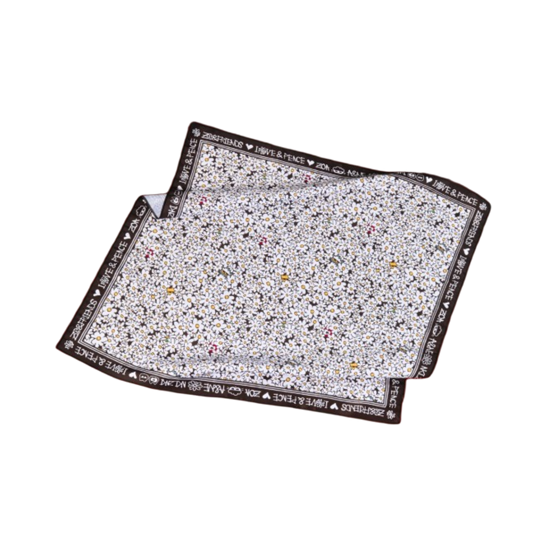 조앤프렌즈 스카프 화이트 블랙(Zo&Friends Scarf White Black)